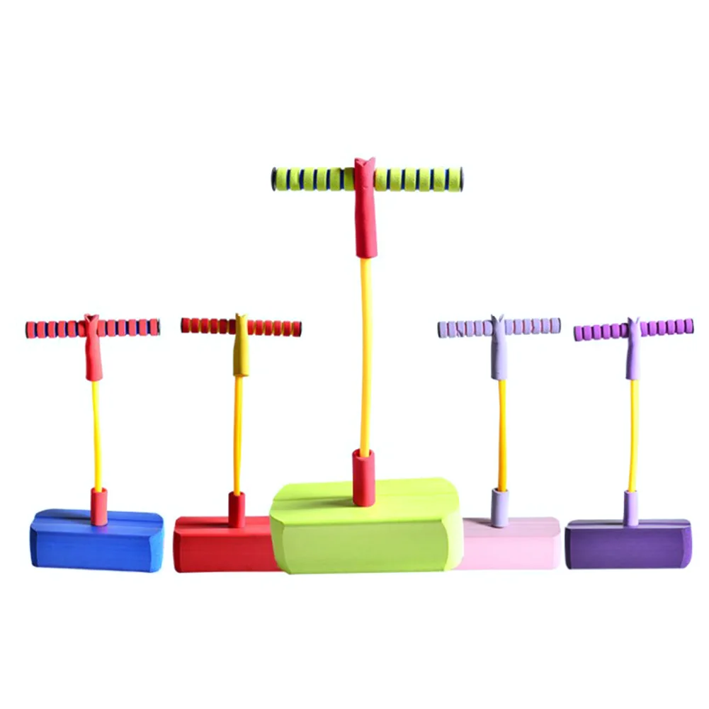 Squeeky Toy Stick Fun Outdoor Fitness Sports Foam Pogo Jumper Training Safe Durable Kids Gift Interactive