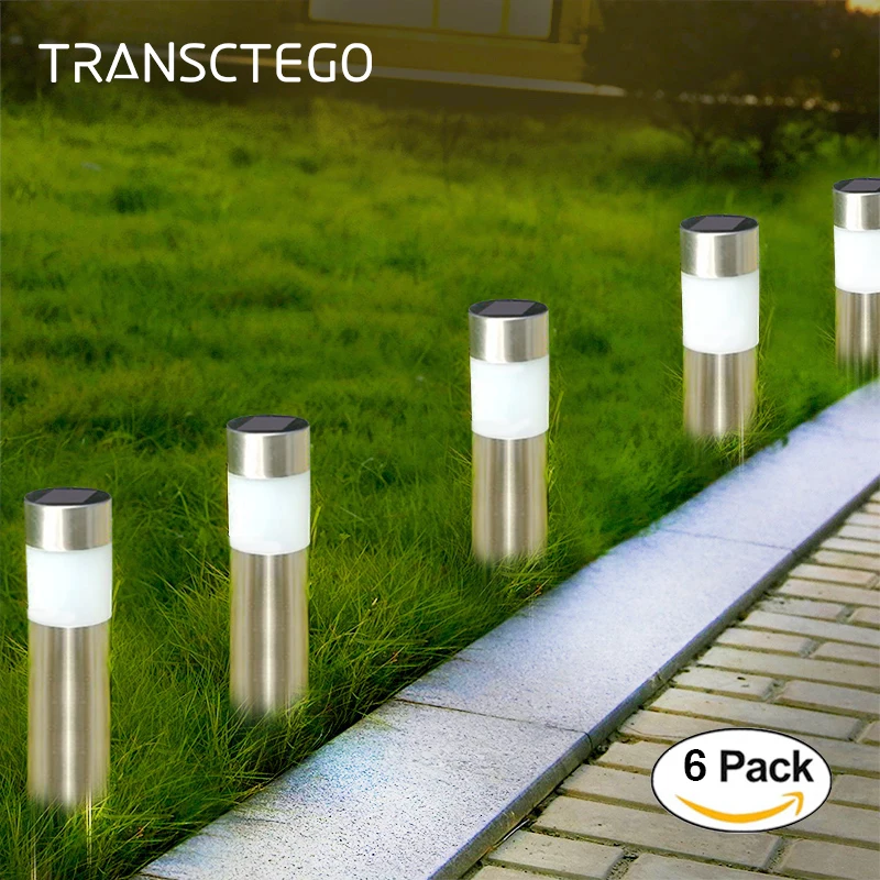 Солнечные световые столбики наружные уличные солнечные светодиодные