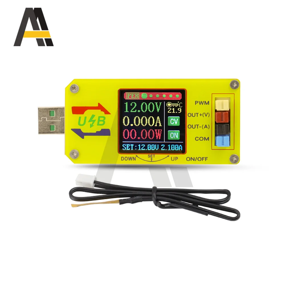 USB-тестер для зарядки с цветным экраном цифровой контроль напряжения усиление