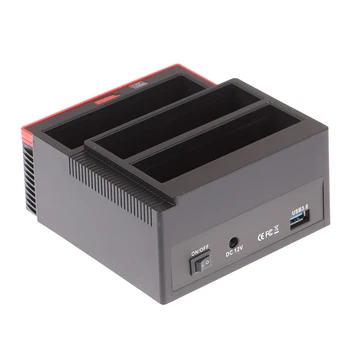 

USB 3.0 to 2 SATA 1 IDE HDD Hard Drive Disk Docking Station Card Reader