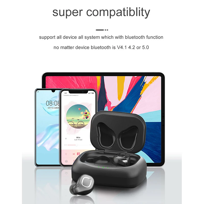 Наушники F8 TWS игровая гарнитура беспроводные Bluetooth наушники новый чип с низкой
