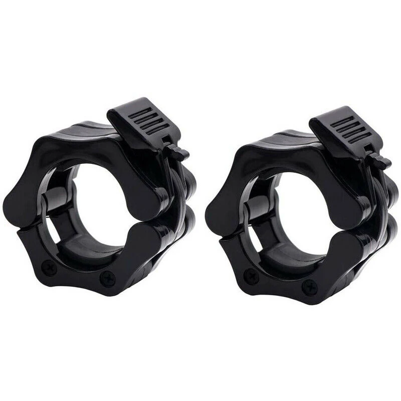 

1 Pair Fine Workmanship Olympic Quick Barbell Clamp Collar Clips Weight Bar Locks-1 Inch Corrosion Resistant