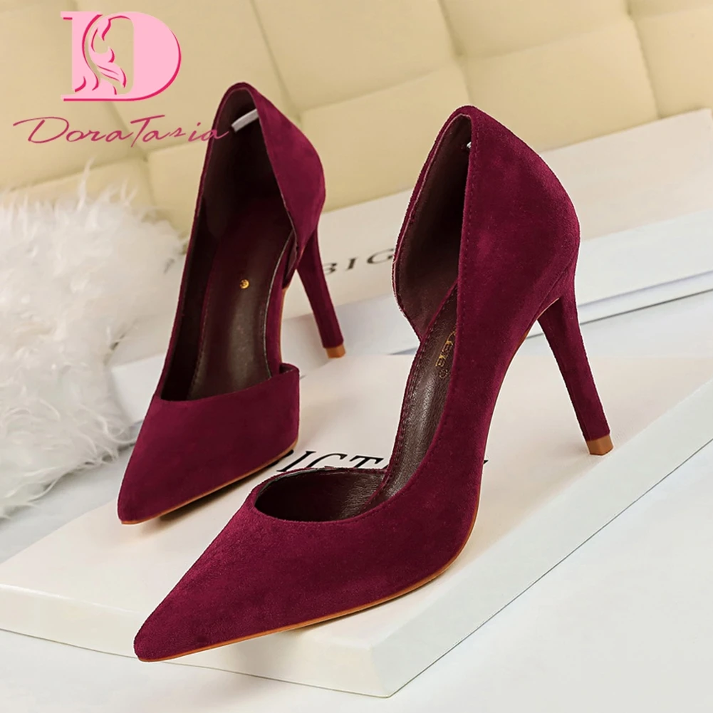 

Doratasia 2020 dropship sexy bigtree thin high heels 10 kinds colors pointed toe women summer shoes woman pumps