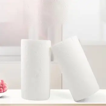 

2 Rolls Kitchen Paper Towel Soft Paper Water Oil Absorption Paper Napkin Household Tissue for Home Restaurant (1 Rolls 200g)