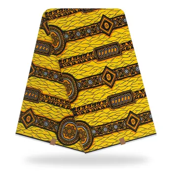 

Fashion apparel wax material African real batik wax fabric for dress SWV625(6yards/lot)