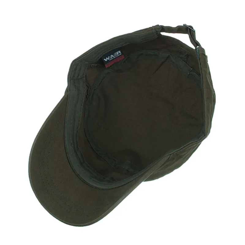 XdanqinX Кепка Snapback новая хлопковая мужская плоская кепка армейская военная шапка Модная Повседневная Спортивная Кепка s Bone Регулируемая Размер папа шляпа