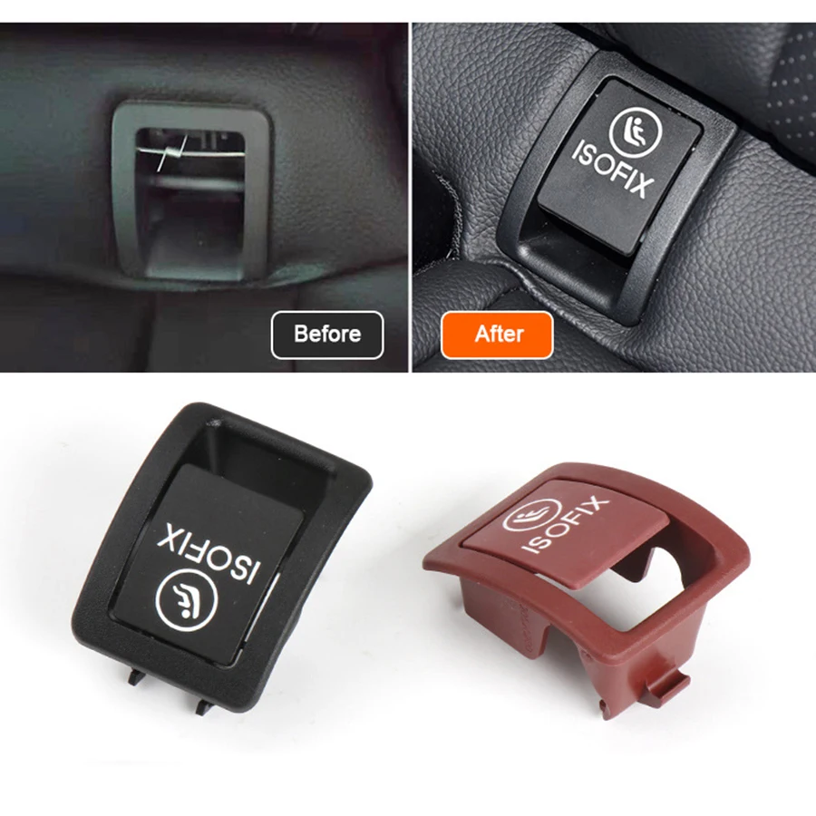 Boucle de fixation de crochet de siège arrière de voiture, couverture  ISOFIX, retenue pour enfant pour Toyota Camry Avalon, Clips de fixation  automatique - AliExpress