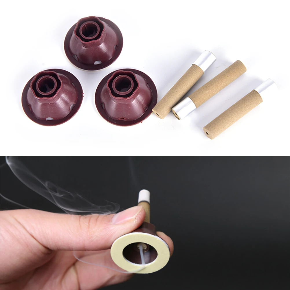 

50pcs Moxa Mini Moxibustion Tube Paste Self-stick Moxa Candle Self-adhesive Acupuncture Points Massage Moxa Stick