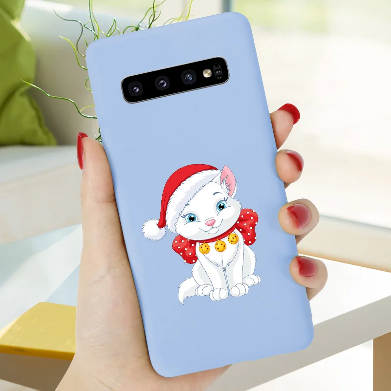 A1 Яркие Рождественские чехол s для samsung Galaxy S10 S9 S8 плюс S10e чехол J4 J6 J3 J5 J7 плюс Чехол Мягкий силиконовый чехол - Цвет: A1