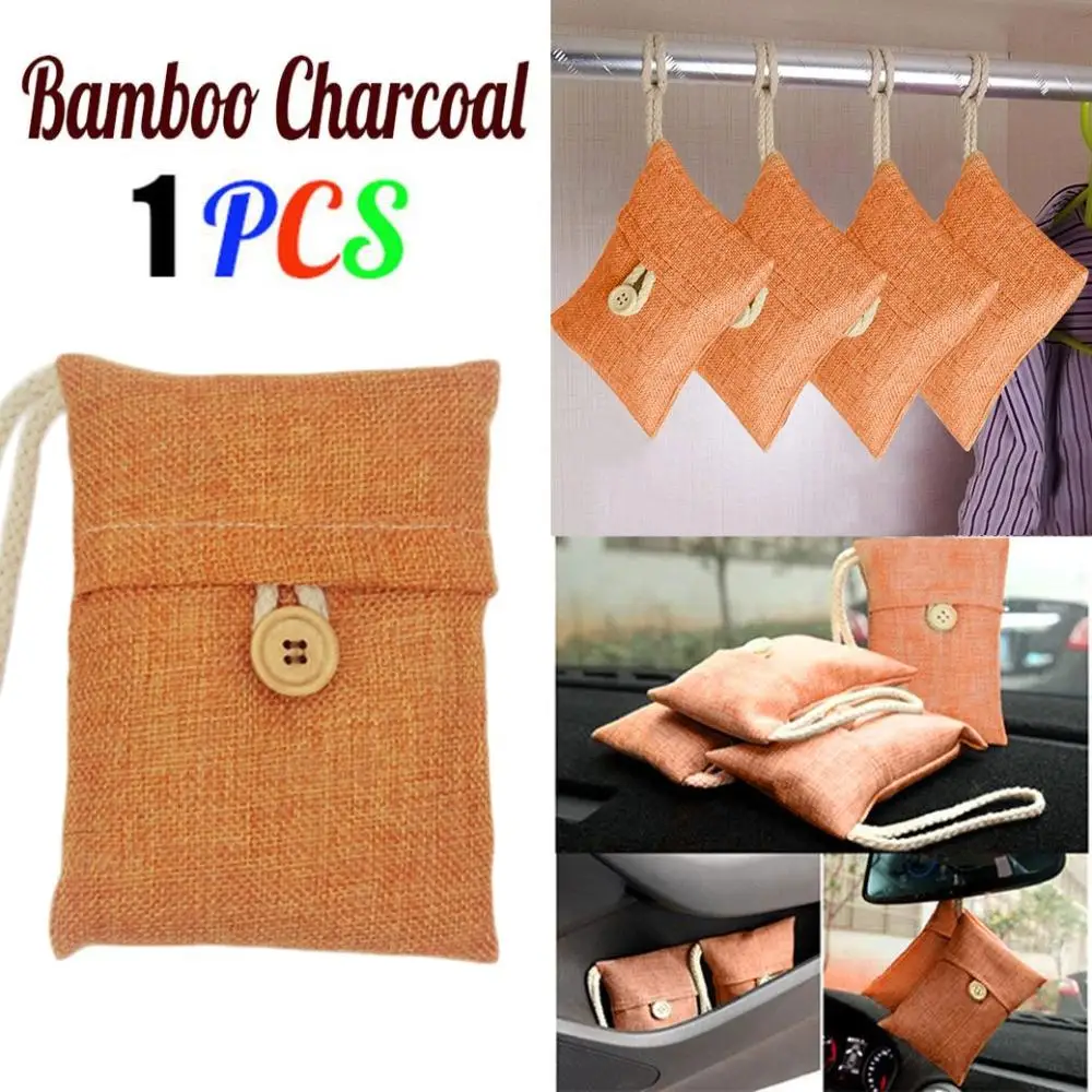 

Air Purifying Bags Nature Fresh Charcoal Bamboo Air Purifying Bag Mold Odor Purifier Bamboo Charcoal+non-woven Fabric @30
