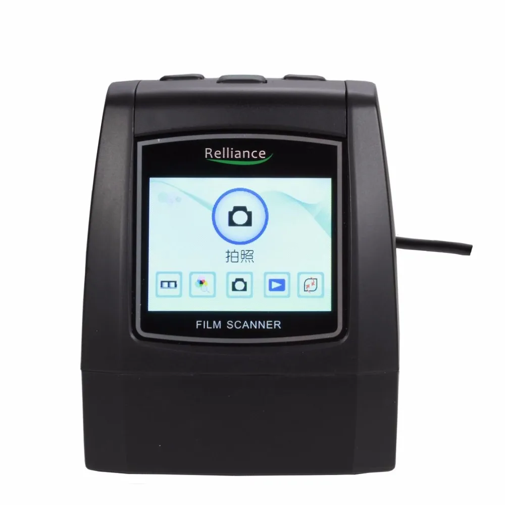 

Film Scanner Fast Photo Printed High Resolution Photo Scanner USB 2.0 Film Converter for 135mm/ 126mm/ 110mm/ 8mm Film Scanner