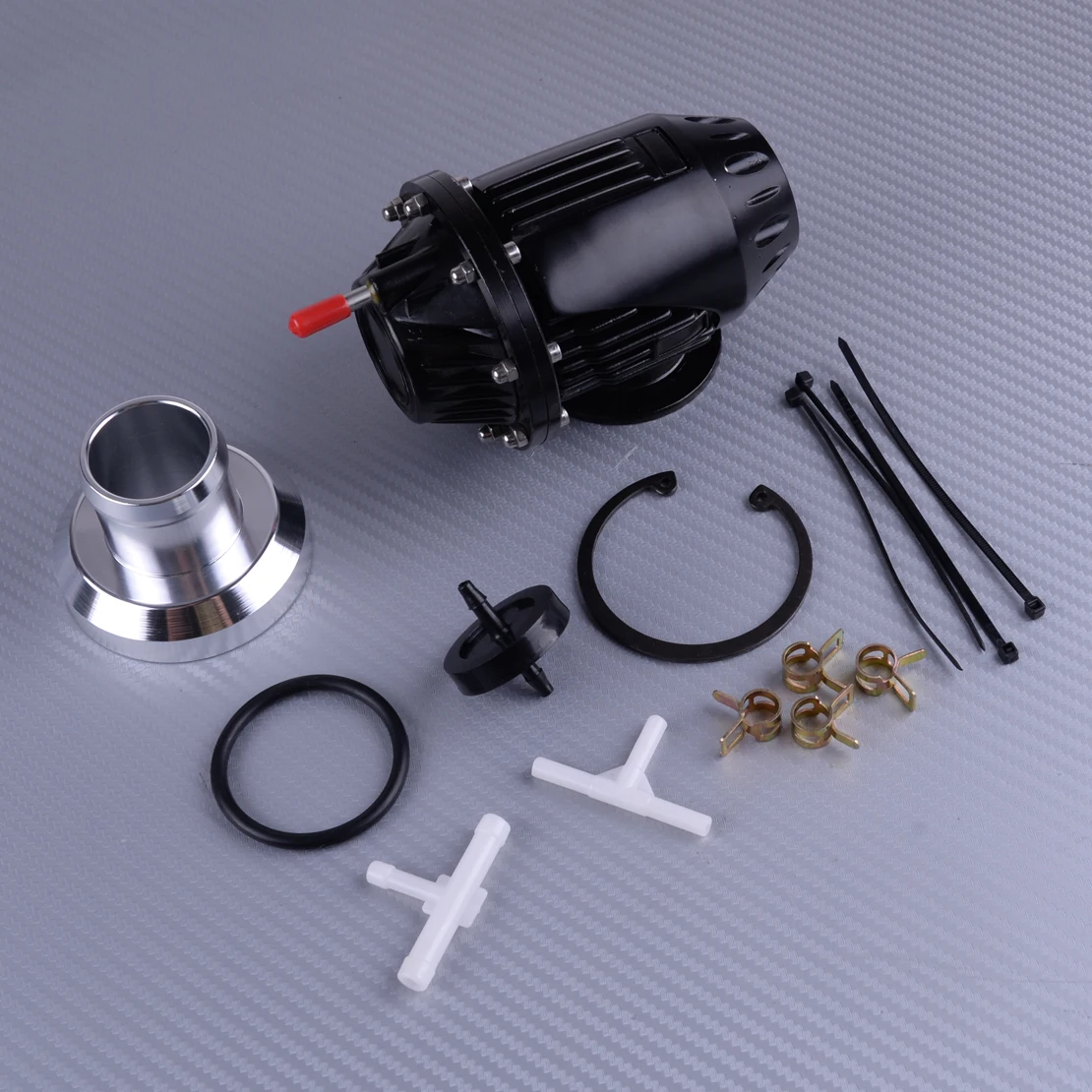 DWCX 71008-AK001 Универсальный Автомобильный SQV 4 Turbo предохранительный клапан тянуть-Тип алюминиевый, для тюнинга с переходный фланец Характеристическая вязкость полимера 4 подходит для Honda Civic