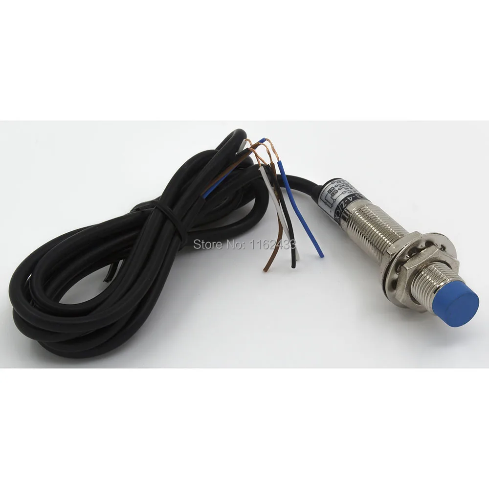 4mm Detection Inductive Proximity Sensor Cylinder Shielded NPN tillescenter Industrial