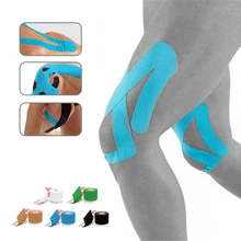 AOTU Хлопок эластичная эспандерная лента терапевтическая спортивная водонепроницаемая Спортивная Повязка для безопасности мышц поддержка клей кинезио лента