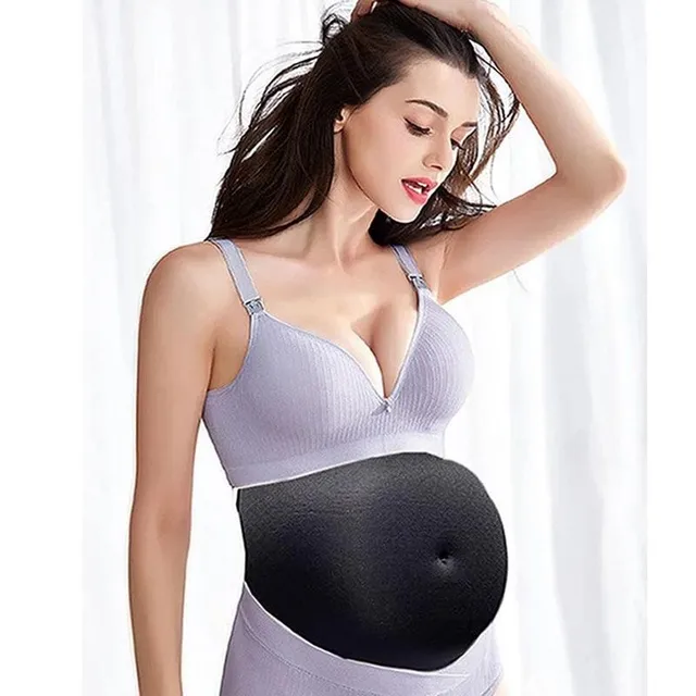 YANSQH Faux Ventre De Grossesse, 3-10 Mois Silicone Artificiel Doux Au  Toucher, Ventre De Femme Enceinte élastique, Faux Ventre De Femme Enceinte  Et