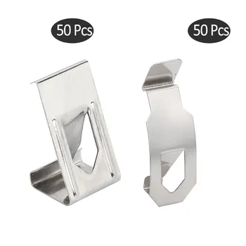 Billig Siver Ton Bild Foto Rahmen Metall Frühling Drehen Clip Aufhänger DIY Malerei Foto Handwerk Buckel Haken Für 3D Drucker Bett Halter