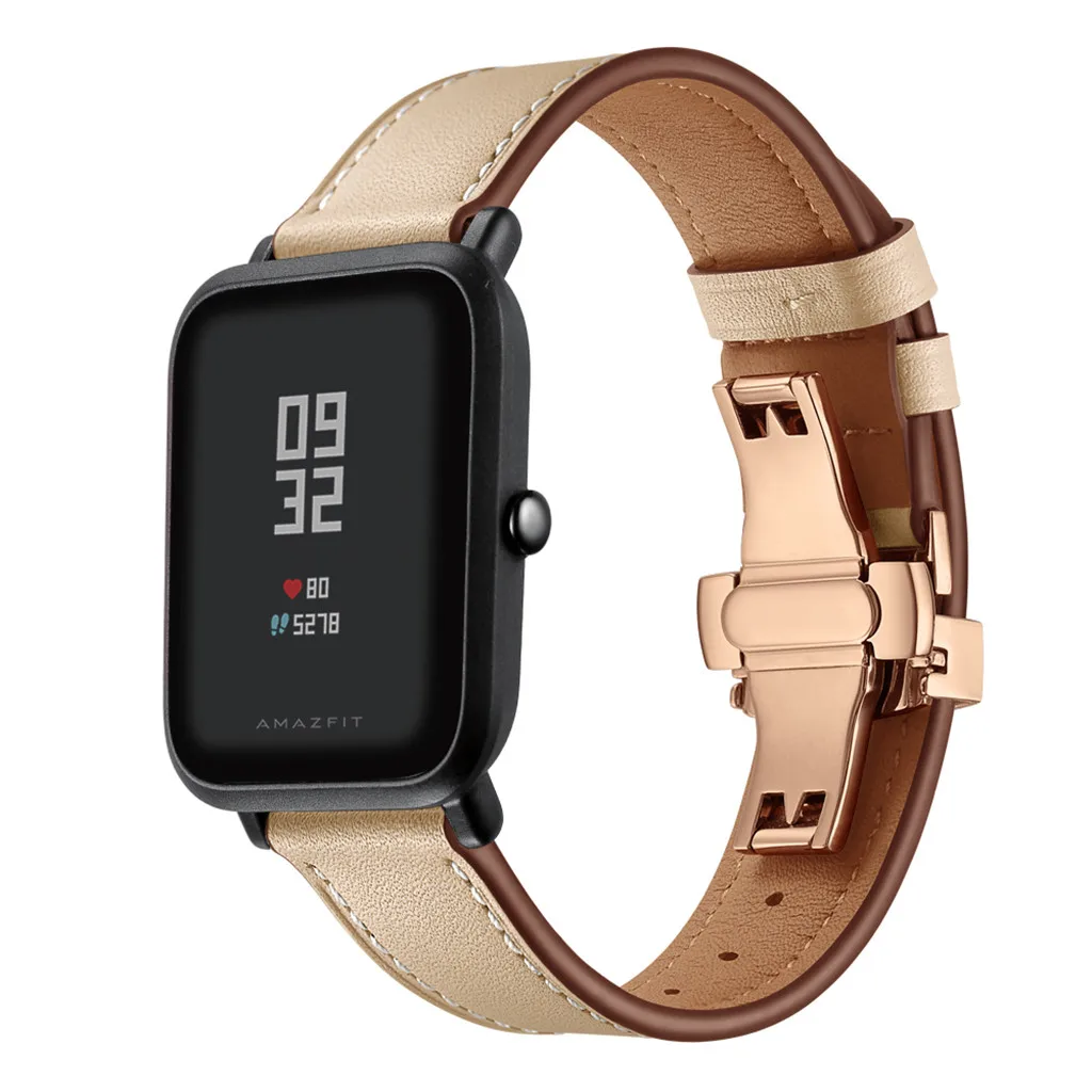 Для samsung galaxy watch QuickRelease мягкий Премиум кожаный ремешок сменный ремешок для Huami Amazfit Bip для amazfit bip ремешок
