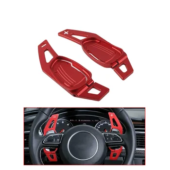 

Yubao For Audi A5 SA3 S5 S6 SQ5 RS3 RS6 Red Al Steering Wheel Shift Paddle Shifter Extension
