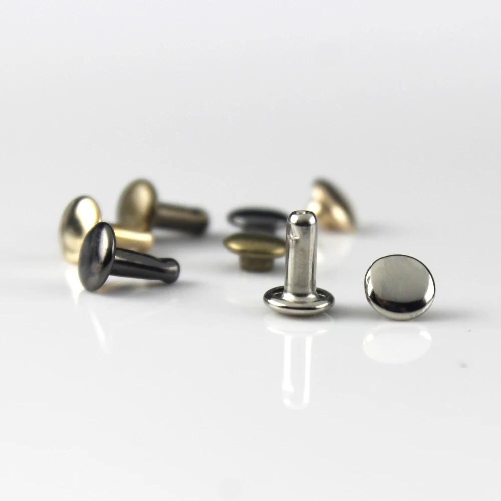 Metal Rivets 100sets 6mm 8mm For Leather Craft