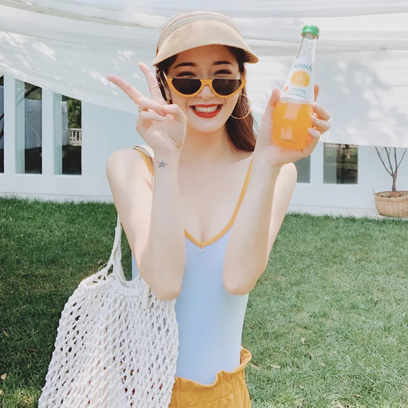 

Blue Lion Deere 2020 First New Arrival South Korea Split Type Two-Piece Sexy Slimming Hot Springs Bathing Suit Women's