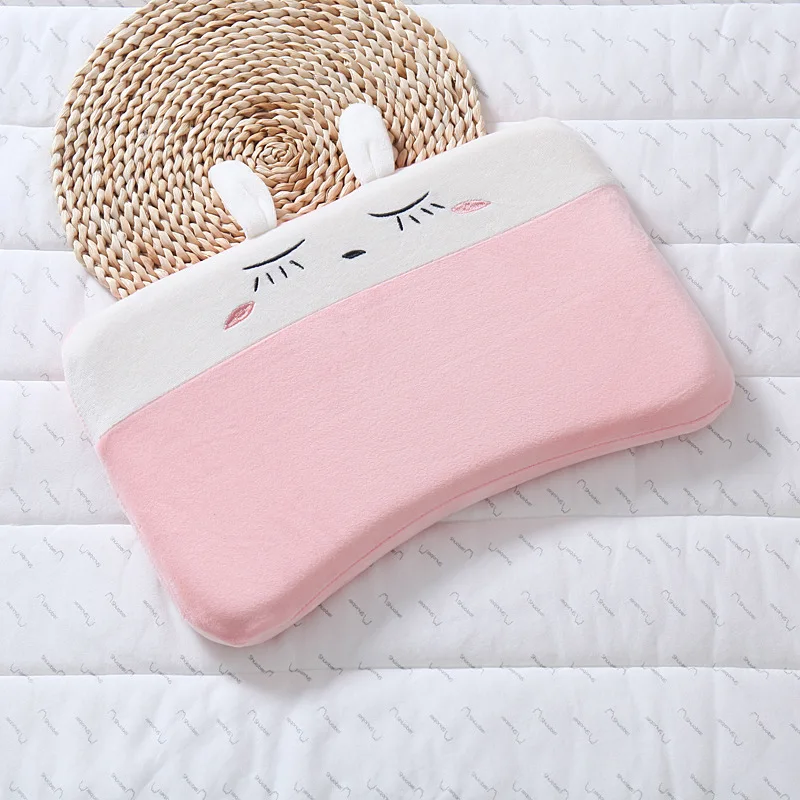 Baby Cartoon Slow Rebound Memory Foam Pillow Health Care Soft Infant Toddler Sleep Memory Pillow Neck Protection Pillow