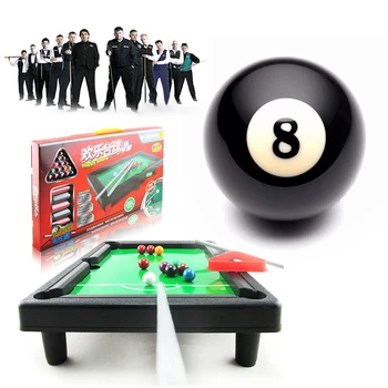 

Kids Billiards Toy Lightweight Mini Tabletop Pool Table Set Snooker Game Desktop for Child boy Gift Suitable for Indoor Outdoor