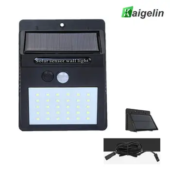 オンライン 4 個 30 Led ソーラーライト屋外ソーラーランプ Pir モーションセンサーウォールライト防水ソーラー太陽光庭装飾