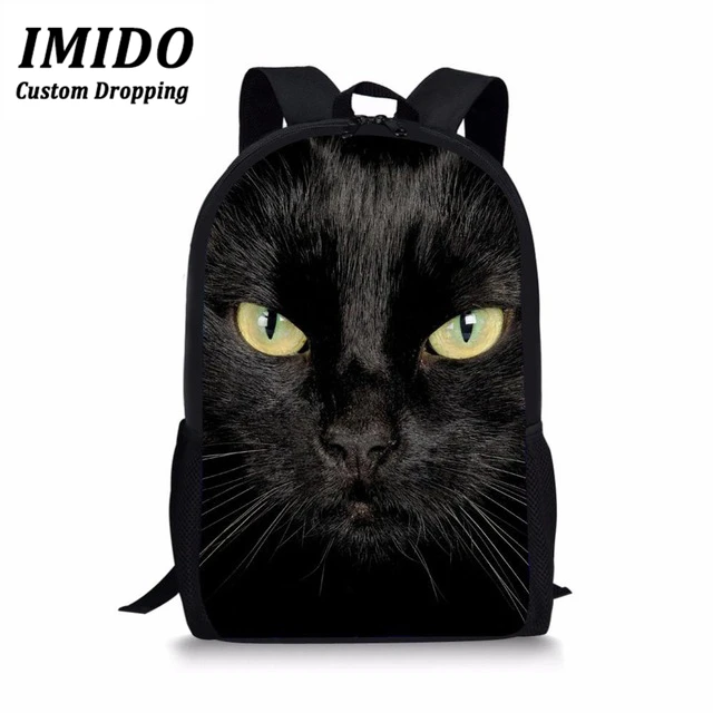 IMIDO, женский рюкзак, восхитительный котенок, кошка, школьные сумки для девочек-подростков, рюкзак, студенческий рюкзак, кавайный фиолетовый рюкзак, Mochilas