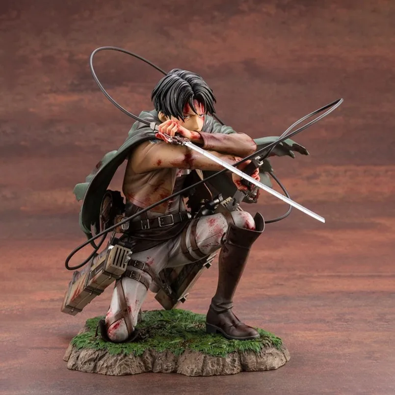 

18cm Attack on Titan Figure Rival Ackerman Action Figure Package Ver. Levi PVC Action Figure Rivaille Collection Model Toys