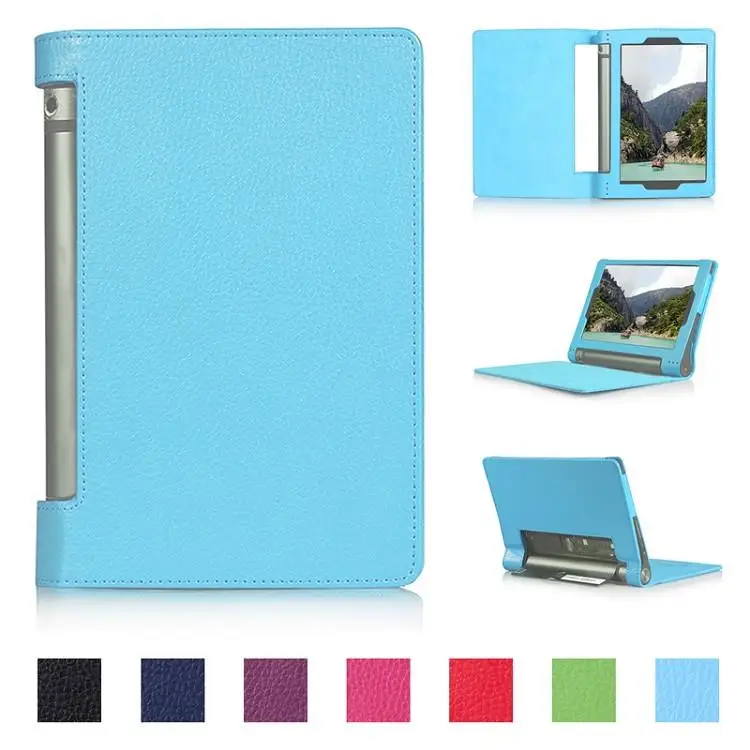 Per Lenovo Yoga Tablet 3 850F Custodia 8.0 Pollici Solido Stand Flip Folio Cover Per Lenovo Yoga Tab 3 Yt3-850F 850M 850L Custodia In Pelle Pu