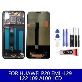 

Lcd For Huawei P20 EML-L29 L22 L09 AL00 Lcd Display Touch Screen Panel Digitizer Assembly Screen Replacement Parts
