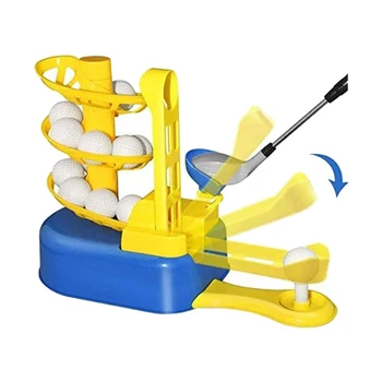 

TOP!-Kids Golf Toy Set - Training Golf Machine - Learning Golf Set - Fun Golf Sports Toy Kit - Outdoors Exercise Toy