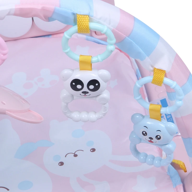 Детский игровой коврик, Детские GymToys 0-12 месяцев, мягкое освещение, музыкальные погремушки, игрушки для младенцев, игрушки для игры на пианино, тренажерный зал
