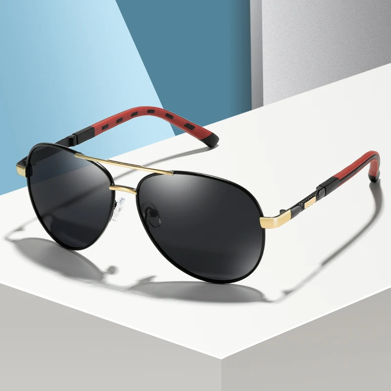 2020 Polarized Sunglasses Outdoor Driving Polaroid Men Sun Glasses Pilot Metal Frame for Gafas De Sol | Аксессуары для одежды