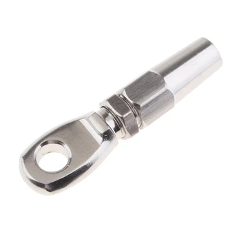 

6MM Stainless Steel Wire Ropes Swageless Eye Terminal End Compression