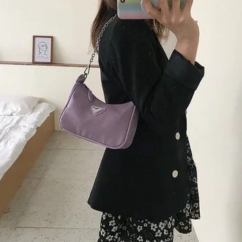 

New 2020 Sweet crossbody High quality lady Solid female handbags personality trend PU leather shoulder women bags for women