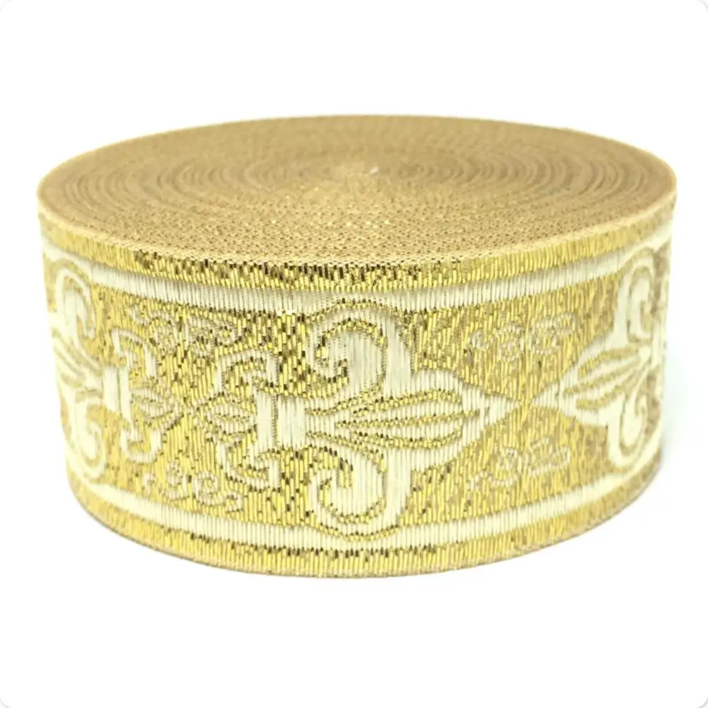 48 Design Polyester Geometric Folk Style Single Face Jacquard Ribbon 10YARD/LOT 33MM 1.5 INCH polyester ribbon,ribbon decoration,ribbon supplies