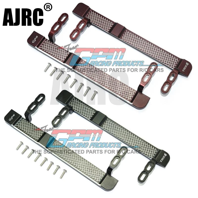 RC Pedal,1 Pair Aluminum Alloy Pedal Upgrade Parts Fit for Traxxas TRX-4 RC Car