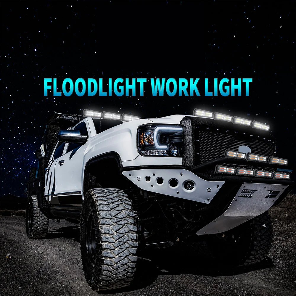 1 шт./2 шт. 9 дюймов 9 V-30 V 144W фары для автомобилей SUV внедорожный COB светодиодный рабочий свет бар пятно светильник 9600LM 6000K Белый ATV 4X4 светодиодный рабочий светильник
