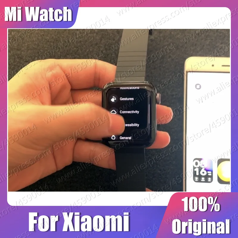 

XMWT01 Mi Wear Original Xiaomi Mi Watch 1.78 inch 44MM GPS WiFi Bluetooth NFC eSIM Wear 3100 Chip Support talking & APP