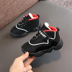Criança botas de inverno do bebê meninas meninos botas de neve quente pelúcia ao ar livre fundo macio antiderrapante crianças botas sapatos primeiros caminhantes