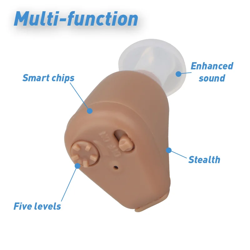 Микро слуховой аппарат Регулируемый тон мини-усилитель Невидимый глухих слуховой аппарат беспроводной уход за ушами
