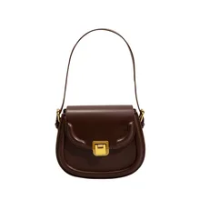 

Maxdutti Ins Blogger Women's Bag Fashion Bags Messenger Saddle Bag Armpit Bag French Minority High-Grade Shoulder Bags Women's