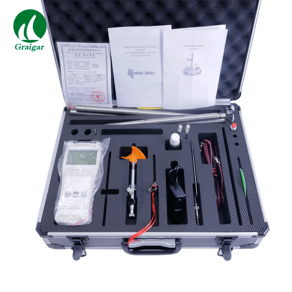 

LS1206B Spiral Paddle Type Velocity Tester Instrument speed range: 0.05 ~ 8m/s