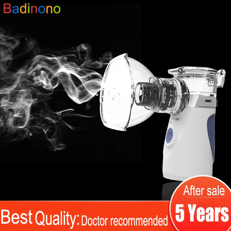 

Portable Mini Nebulizer Vaporizers Cool Mist Handheld Travel Steam Compressor Machine Humidifier for Adults & Kids