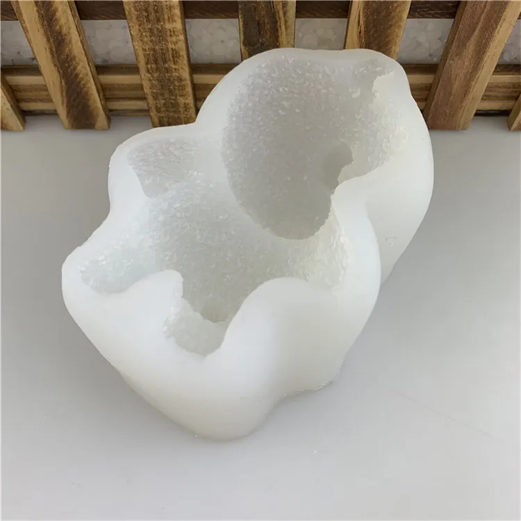 3D стерео Милая силиконовая форма Mengmeng для мороженого мусса торта