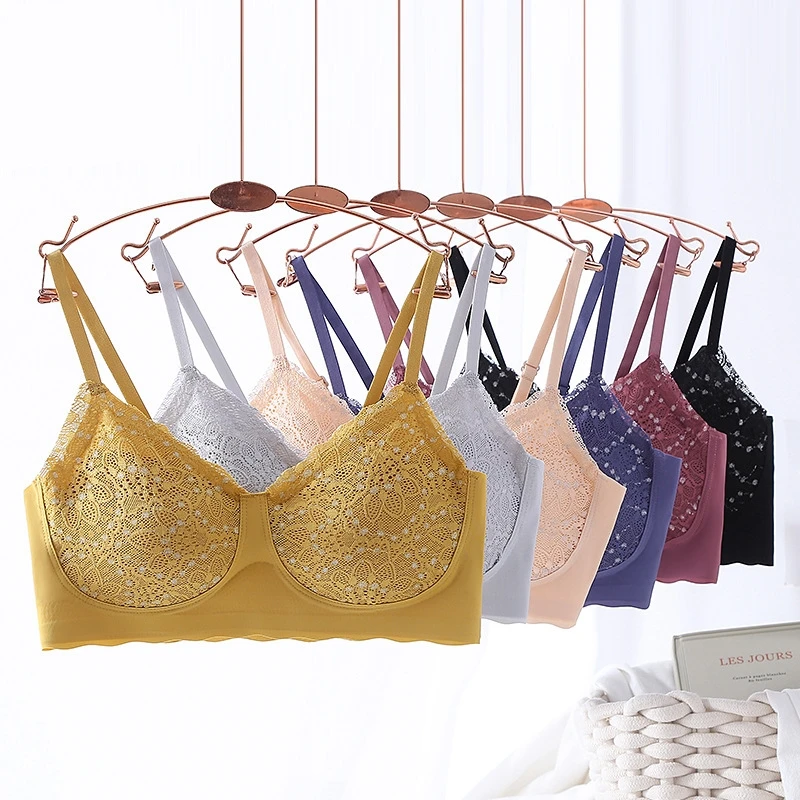 XUANTAOWU Fashion Women Underwear Push Up Lace Bra Comfortable Small