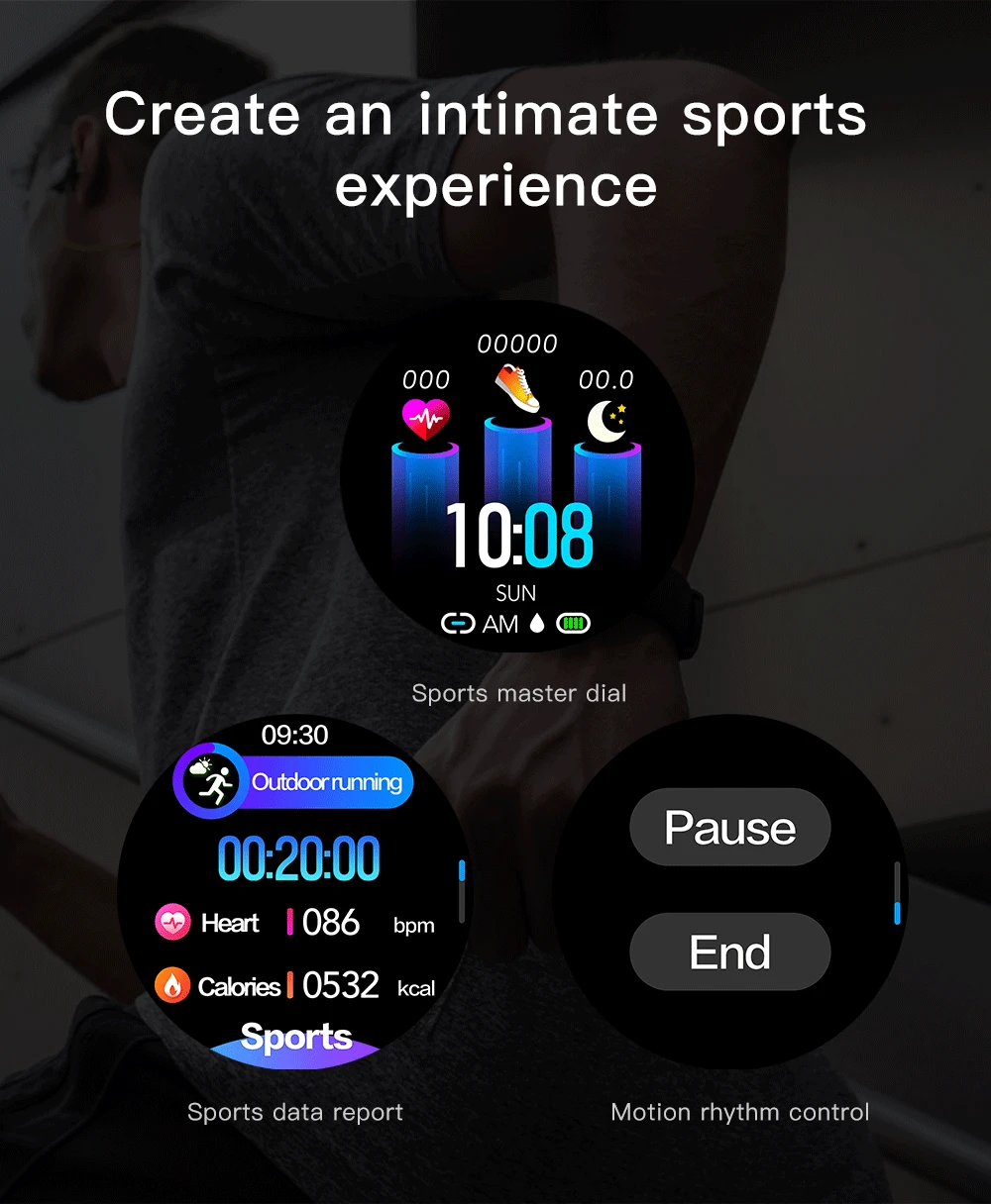 Женские Смарт-часы мужские IP67 водонепроницаемые для Android IOS Телефон фитнес-Браслет Модные умные часы подарок для девушек спортивные часы