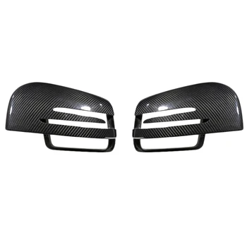 

2Pcs Car Carbon Fiber Side Mirror Cover Replacement for Mercedes-Benz Ml Gl Gle G Class 2011-2017