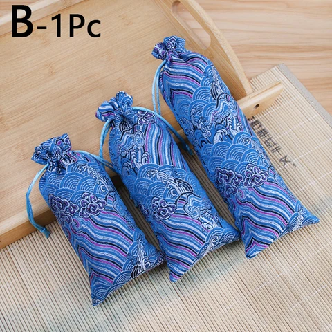 Embroidery Satin Drawstring Gift Bag Silk Jewelry Packaging Bags Christmas Wedding Gift Decor Pouches